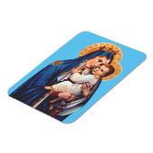 Unsere Lady des Monte Carmel Magnet (Linke Seite)
