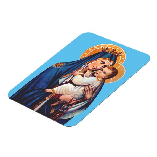 Unsere Lady des Monte Carmel Magnet (Linke Seite)