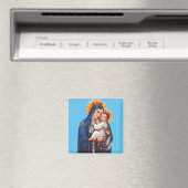 Unsere Lady des Monte Carmel Magnet (In Situ (Geschirrspüler))