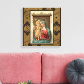 Unsere Lady des Monte Carmel mit dem Baby Jesus Sc Leinwanddruck (Insitu (Wohnzimmer))