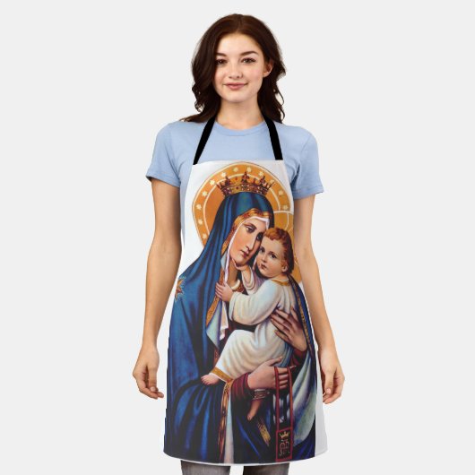 Unsere Lady des Monte Carmel Schürze (Getragen)
