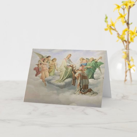 Unsere Lady des Monte Carmel St. Simon Stock Carme Karte (Gelbe Blume)