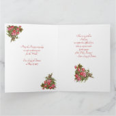 Unsere Lady Fatima Grußkarte Karte (Innenseite)