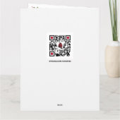 Unsere Lady Fatima Grußkarte Karte (Rückseite)