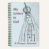 Unsere Lady Fatima Prayer Journal Spiral Notebook Notizblock (Vorderseite)
