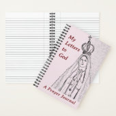 Unsere Lady Fatima Prayer Journal Spiral Notebook Notizblock (Innen)