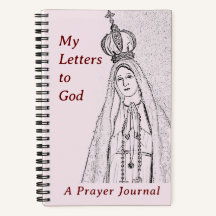 Unsere Lady Fatima Prayer Journal Spiral Notebook