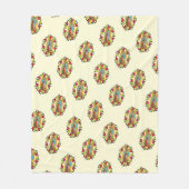 Unsere Lady Guadalupe Jungfrau Mary Katholic Mexic Fleecedecke (Vorderseite)