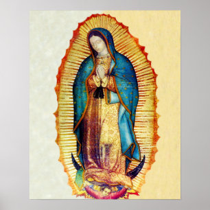 Unsere Lady Guadalupe Tilma Replica Ein Poster