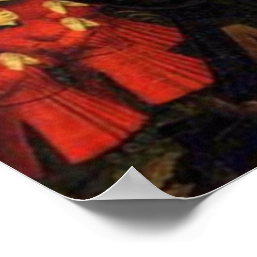 Unsere Lady Jungfrau Mary des Crescent Moon Poster (Ecke)