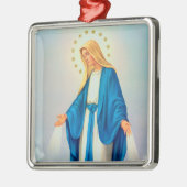 Unsere Lady Jungfrau Mary Ornament Aus Metall (Links)
