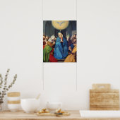 Unsere Lady Jungfrau Mary pflegt das Heilige Geist Poster (Küche)