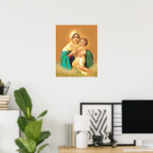 Unsere Lady Jungfrau Mary Refugium Sinners katholi Poster (Heimbüro)