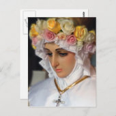 UNSERE LADY LA SALETTE POSTKARTE (Vorne/Hinten)