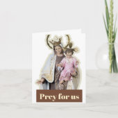 Unsere Lady Mount Carmel Card Karte (Vorderseite)