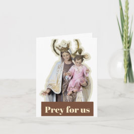 Unsere Lady Mount Carmel Card Karte