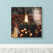UNSERE LADY OF FATIMA LEINWANDDRUCK (Insitu (Holzboden))