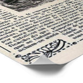 Unsere Lady of Fatima Miracle Newspapier Portugies Poster (Ecke)