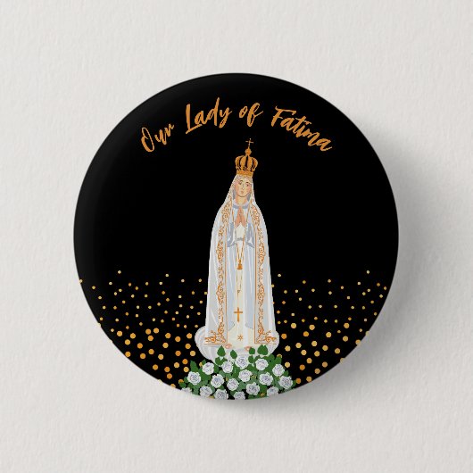 Unsere Lady of Fatima Procession of Candles Button (Vorderseite)