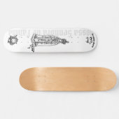 Unsere Lady of Fatima - Skateboard, 7¾ Zoll Deck Skateboard (Horizontal)
