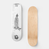 Unsere Lady of Fatima - Skateboard, 7¾ Zoll Deck Skateboard (Vorderseite)