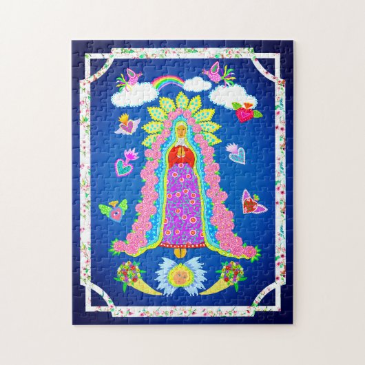 Unsere Lady of Guadalupe 11x14 Jigsaw Puzzle (Vertikal)