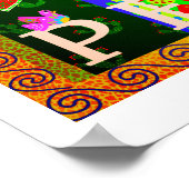 Unsere Lady of Guadalupe Angel of Peace Plakat (Ecke)