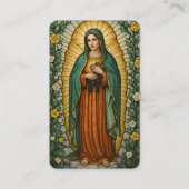 Unsere Lady of Guadalupe Bereavement Sympathy Card Visitenkarte (Vorderseite)