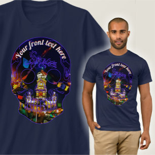 Unsere Lady of Guadalupe Dia de Los Muertos PV-190 T-Shirt