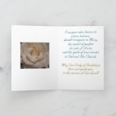 Unsere Lady of Guadalupe, Fest Day Card Karte (Innenseite)