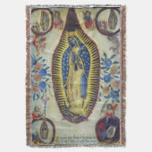 Unsere Lady of Guadalupe Jungfrau Mary 1824 Art Bl Decke (Vorderseite Vertikal)