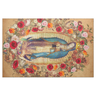 Unsere Lady of Guadalupe Rose 206 Stoff