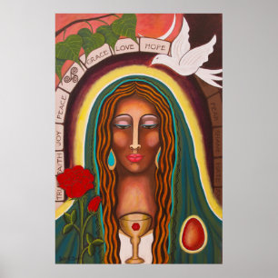 "Unsere Lady of Healing Hearts" Poster