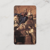 Unsere Lady of Mount Carmel 1641 Begleitkarte (Vorderseite)