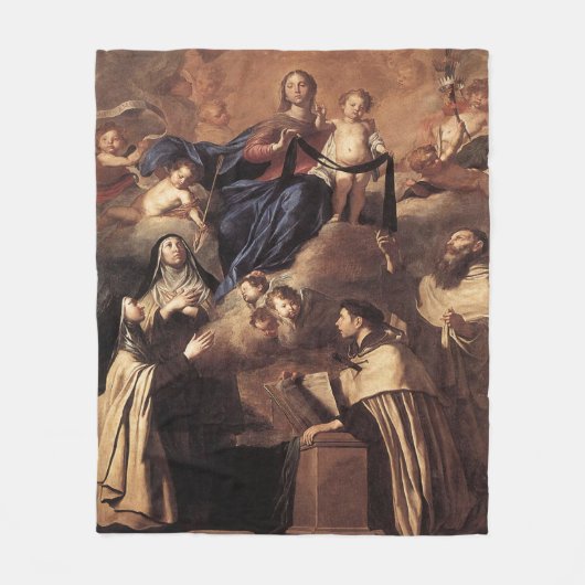 Unsere Lady of Mount Carmel 1641 Fleecedecke (Vorderseite)