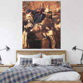 Unsere Lady of Mount Carmel 1641 Leinwanddruck (Insitu (Schlafzimmer))