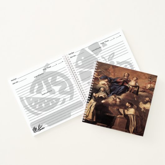 Unsere Lady of Mount Carmel 1641 Notizblock (Innenseite)