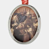 Unsere Lady of Mount Carmel 1641 Ornament Aus Metall (Links)