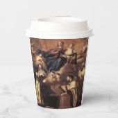 Unsere Lady of Mount Carmel 1641 Pappbecher (Rückseite)