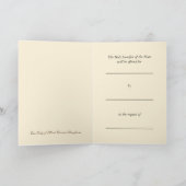 Unsere Lady of MOUNT CARMEL Mass Offering Card (Innenseite)