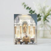 Unsere Lady of Mount Carmel Traditionelles Latino Postkarte (Stehend Vorderseite)