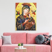 UNSERE LADY OF PERPETUAL HELP ICON LEINWANDDRUCK (Insitu (Wohnzimmer))