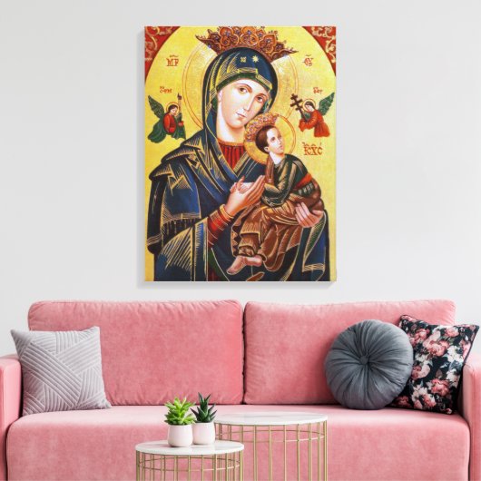 UNSERE LADY OF PERPETUAL HELP ICON LEINWANDDRUCK (Insitu (Wohnzimmer))