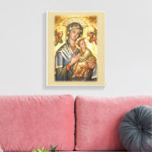 Unsere Lady of Perpetual Help Icon. Leinwanddruck (Insitu (Wohnzimmer))