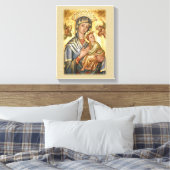 Unsere Lady of Perpetual Help Icon. Leinwanddruck (Insitu (Schlafzimmer))