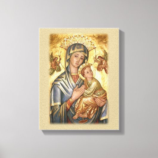 Unsere Lady of Perpetual Help Icon. Leinwanddruck (Vorderseite)