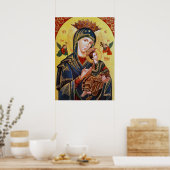 UNSERE LADY OF PERPETUAL HELP ICON POSTER (Küche)