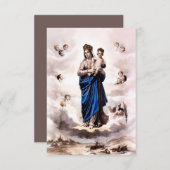 Unsere Lady of Prompt Success BW mit Gebet Begleitkarte (Vorne/Hinten)