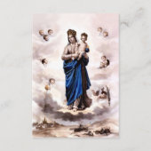 Unsere Lady of Prompt Success BW mit Gebet Begleitkarte (Vorderseite)