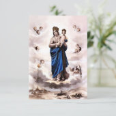 Unsere Lady of Prompt Success BW mit Gebet Begleitkarte (Stehend Vorderseite)